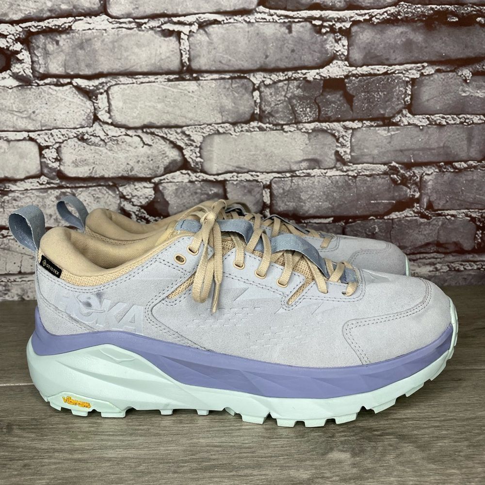 Hoka One One Kaha Low GORE-TEX Arctic Ice Purple Gym Shoes Men 11M US/45 1/3EU - Picture 3 of 16